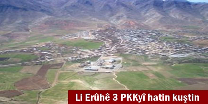 Li Erûhê 3 PKKyî hatin kuştin