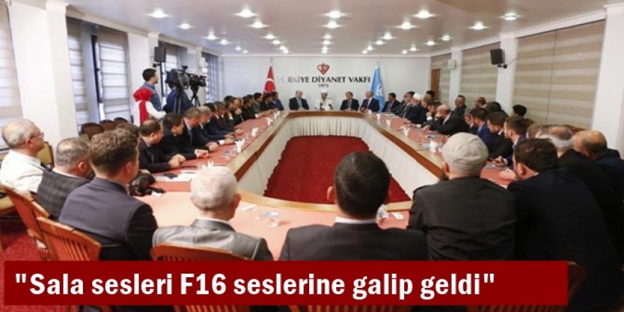 Sala sesleri F16 seslerine galip geldi