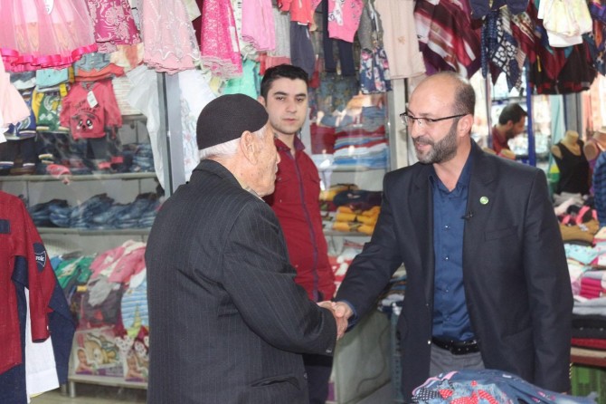 HÜDA PAR Bağlar esnafını ziyaret etti