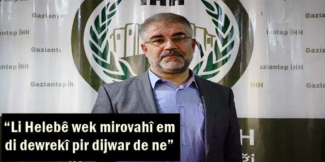 “Li Helebê wek mirovahî em di dewrekî pir dijwar de ne”