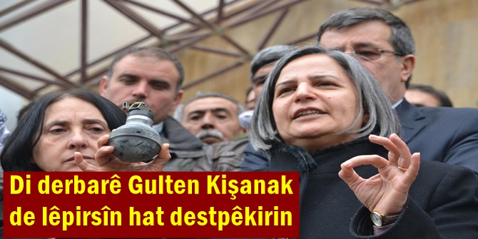Di derbarê Gulten Kişanak de lêpirsîn hat destpêkirin