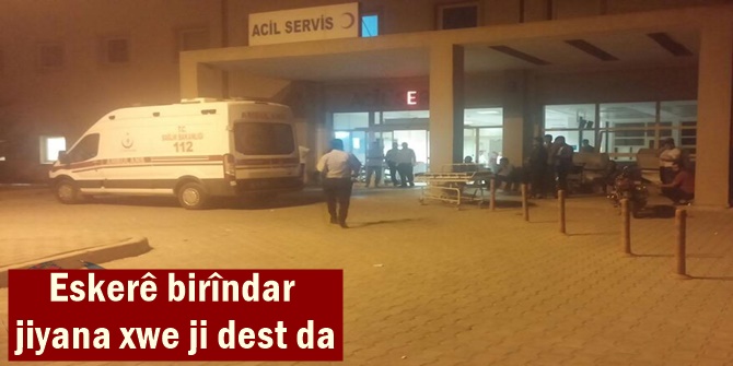 Eskerê birîndar jiyana xwe ji dest da