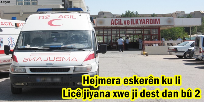 Hejmera eskerên ku li Licê jiyana xwe ji dest dan bû 2