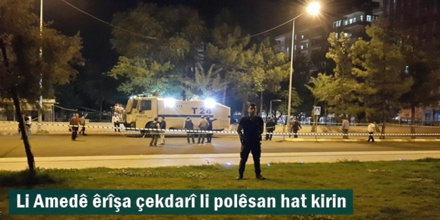 Li Amedê êrîşa çekdarî li polêsan hat kirin