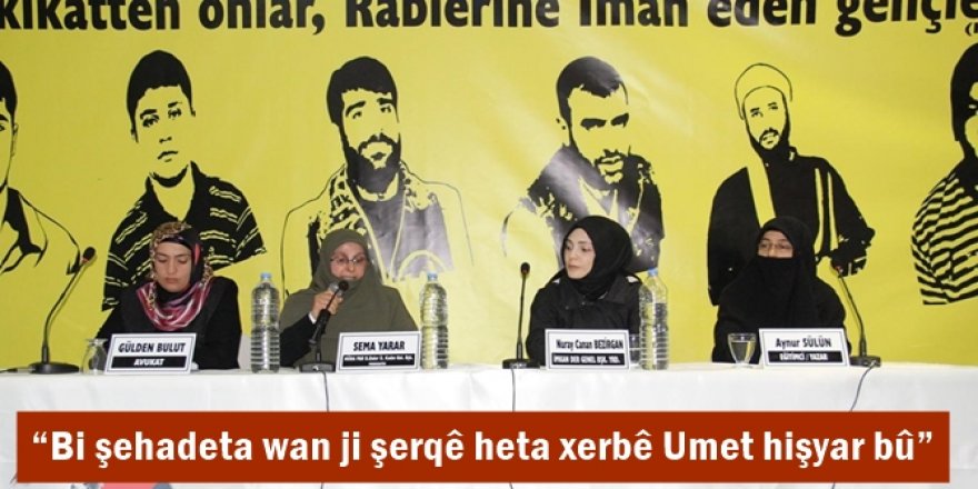 “Bi şehadeta wan ji şerqê heta xerbê Umet hişyar bû”