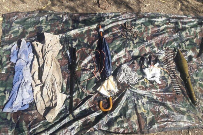 Batman’da PKK’ye ait mühimmat ele geçirildi