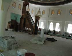 Gürpınar Büyük Camii Tadilatında Son Aşamaya Gelindi
