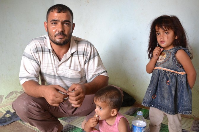 Halepli aile hayırseverlerden yardım bekliyor
