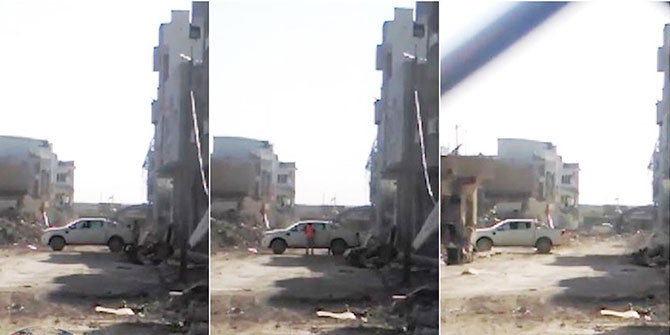 Claims about demolish team steals household goods of victim people