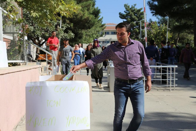 KPSS’de kullanılan kalemler köy okullarına gönderilecek