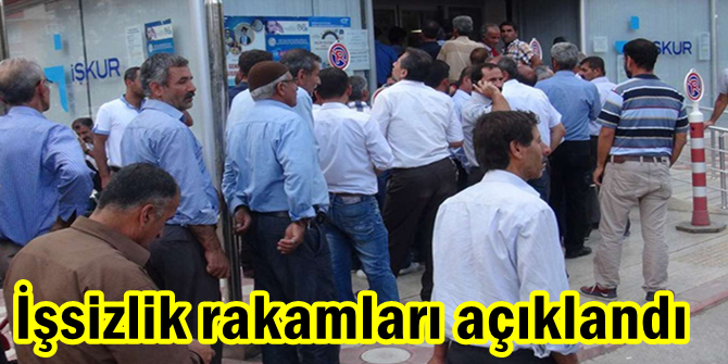 İşsizlik rakamları açıklandı
