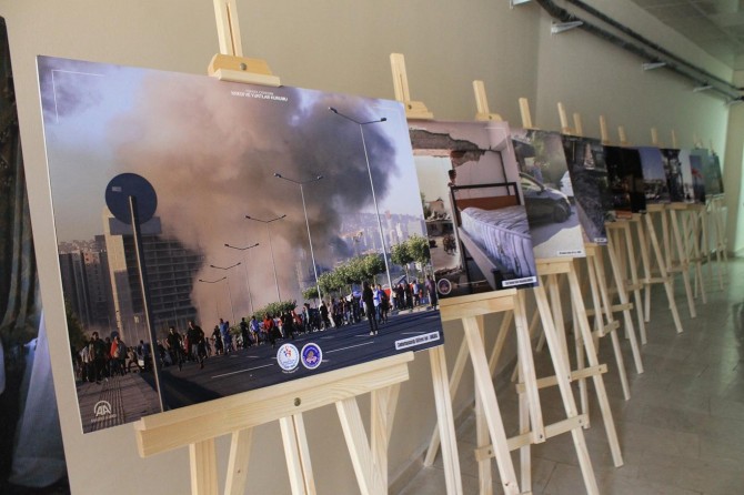 Muş’ta,15 Temmuz Fotoğraf Sergisi açıldı