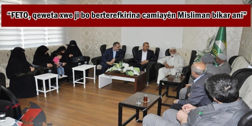 FETO, qeweta xwe ji bo berterefkirina camiayên Misliman bikar anî