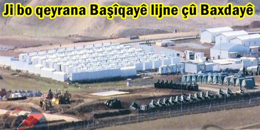 Ji bo qeyrana Başîqayê lijne çû Baxdayê