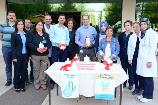 Dicle Üniversitesinde dünya el hijyeni günü etkinliği