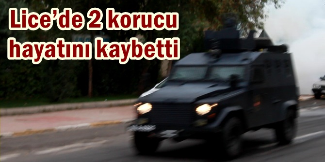 Lice’de 2 korucu hayatını kaybetti