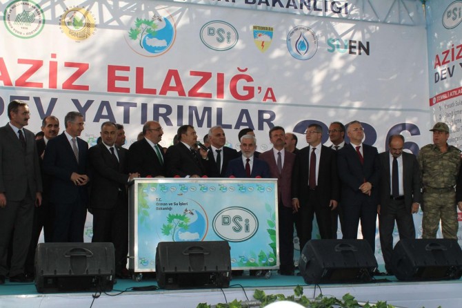 Bakan Eroğlu 8 projenin açılışını gerçekleştirdi