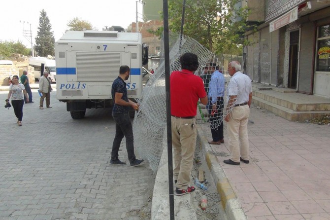 Nusaybin’de tellerin bir bölümü kaldırıldı
