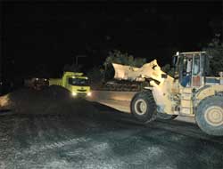 Yol Onarımları Sahur Sonrası Yapılıyor