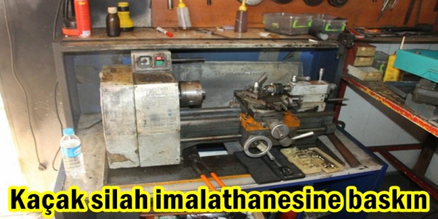 Diyarbakır'da kaçak silah imalathanesine baskın