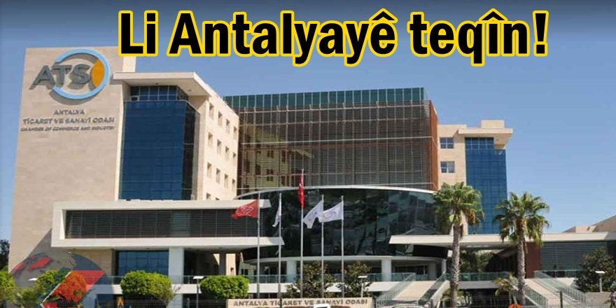 Li Antalyayê teqîn!