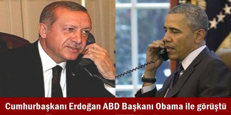 Cumhurbaşkanı Erdoğan, ABD Başkanı Obama ile görüştü