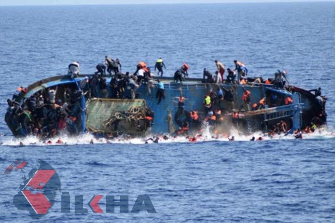 Keştiya penaberan binav bû: 90 mirî