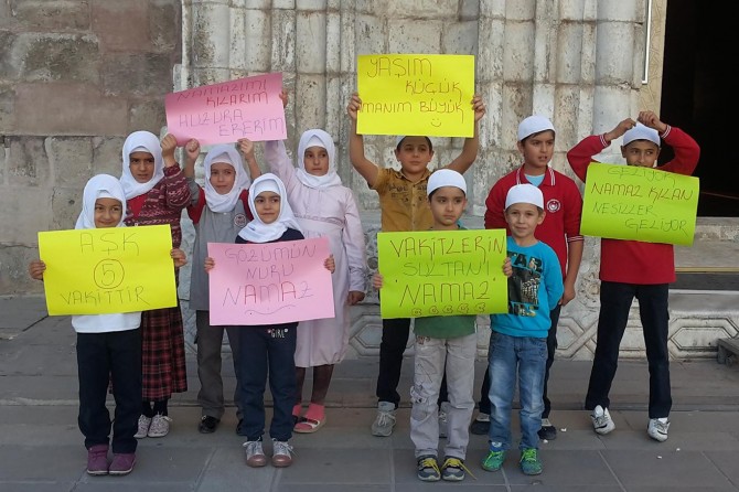 Aksaray’da ‘Gözümün Nuru Namaz’ etkinliği