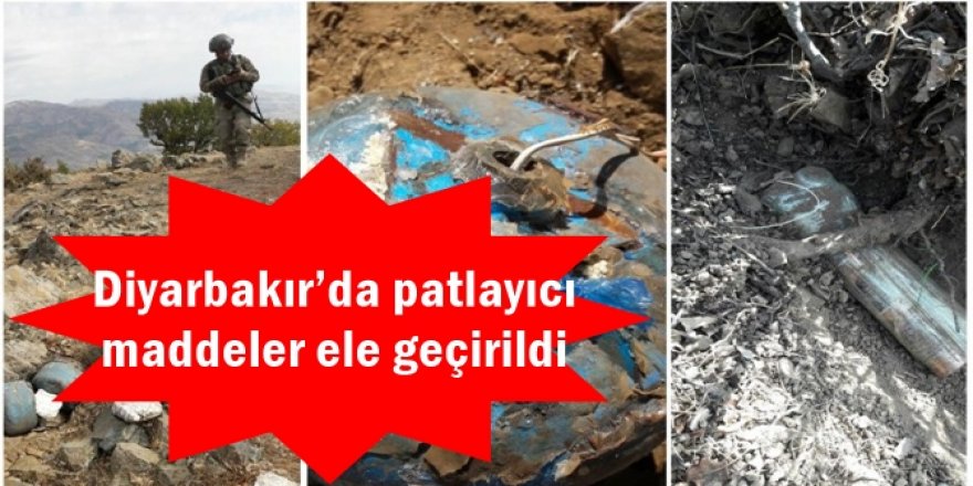 Kulp'ta patlayıcı maddeler ele geçirildi