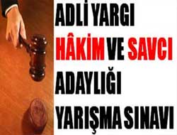 Avukatlar İçin Adli Yargı Hâkim ve Savcı Adaylığı Sınavı 13 Ekim'de