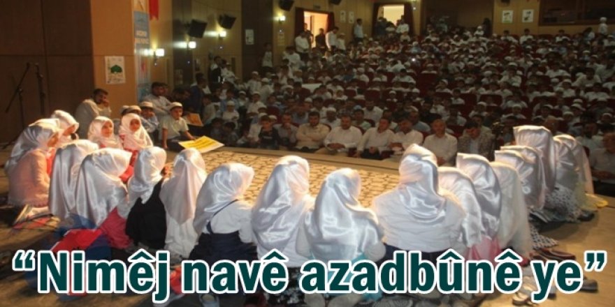 Nimêj, navê azadbûnê ye