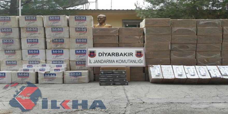 Diyarbakır’da 85 bin paket kaçak sigara ele geçirildi