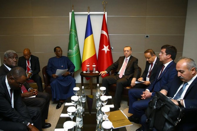 Cumhurbaşkanı Erdoğan, Çad Cumhurbaşkanı Itno ile görüştü