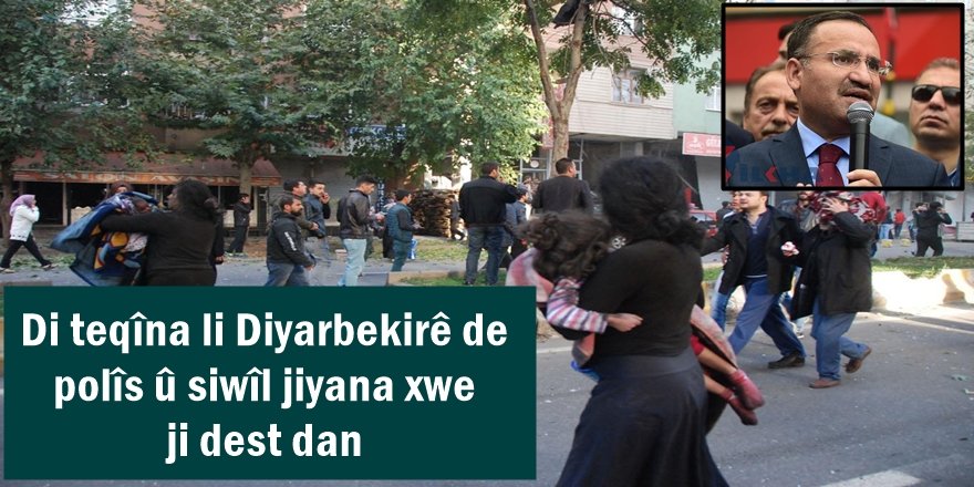 Di teqîna li Diyarbekirê de polîs û siwîl jiyana xwe ji dest dan