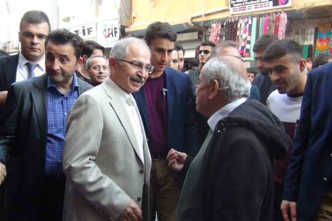 Mardin Valisi Mustafa Yaman'dan Nusaybin esnafına ziyaret