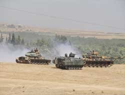 Suriye Sınırında Askeri Tatbikat Devam Ediyor