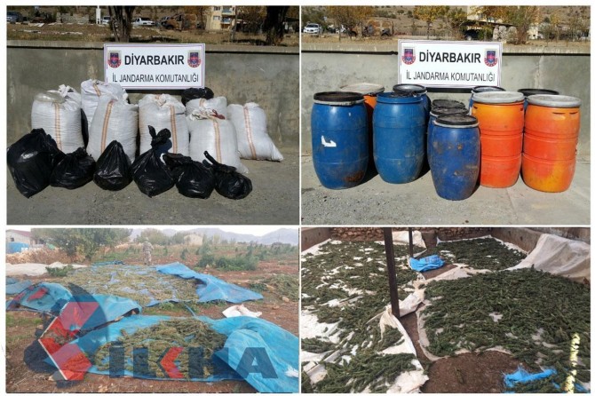 Li Diyarbekirê 11 ton esrar hat bidestxistin