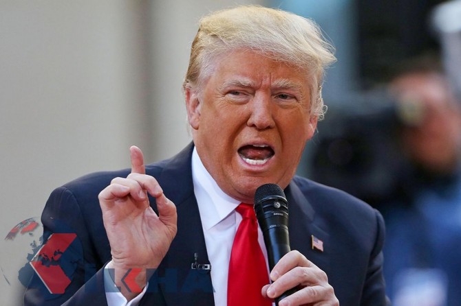 Trump, the new president of the US, contemporary icon of capitalism