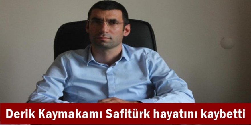 Derik Kaymakamı Muhammed Fatih Safitürk hayatını kaybetti