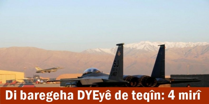 Di baregeha DYEyê de teqîn: 4 mirî