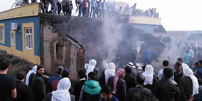 Çınar Bulutçeker'de çıkan yangın korkuttu