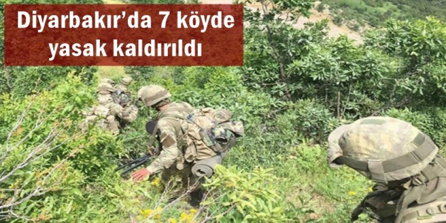 Lice ve Hazro'ya bağlı 7 köyde yasak kaldırıldı