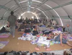 Suriyeli Mülteciler Akçakale Mülteci Kampına Yerleştirildi