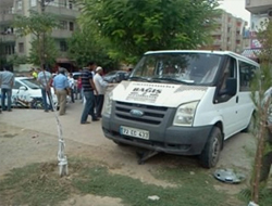 Batman'da Maddi Hasarlı Kaza