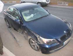 Kozluk'ta Maddi Hasarlı Trafik Kazası