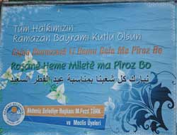 Mersin'de Dört Dilde Bayramlaşma