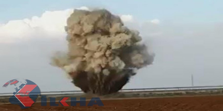 Yola döşenen patlayıcı imha edildi