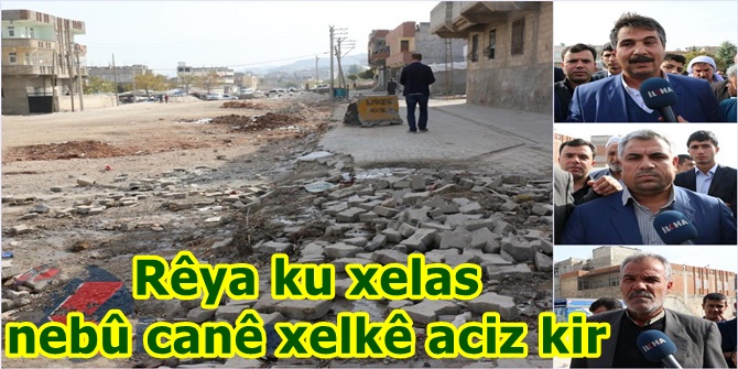Rêya ku xelas nebû canê xelkê aciz kir
