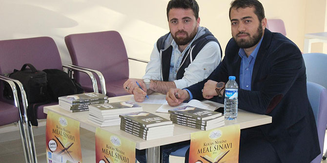 Gümüşhane’de meal sınavı için stant açıldı