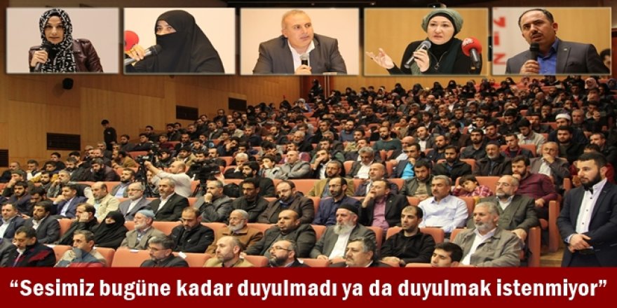 “Sesimiz bugüne kadar duyulmadı ya da duyulmak istenmiyor”